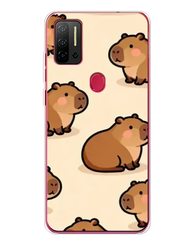 Чехол для Ulefone Note 11P с картинкой «Паттерн милых капибар» Чехол для Ulefone Note 11P с картинкой «Паттерн милых капибар»