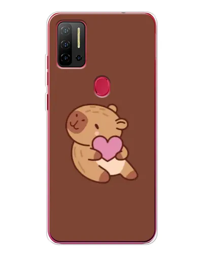 Чехол для Ulefone Note 11P с картинкой «Капибара с сердцем» Чехол для Ulefone Note 11P с картинкой «Капибара с сердцем»
