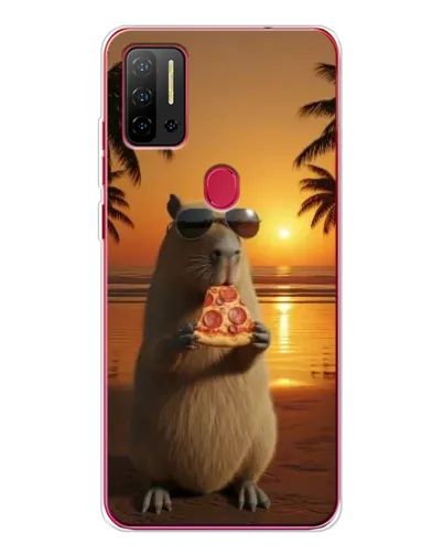 Чехол для Ulefone Note 11P с картинкой «Капибара с пиццей» Чехол для Ulefone Note 11P с картинкой «Капибара с пиццей»