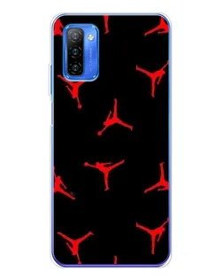 Чехол для Ulefone Note 12 с картинкой «Jordan Red Pattern»