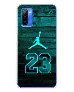 Чехол для Ulefone Note 12 с картинкой «Jordan Cyan 23»