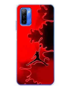 Чехол для Ulefone Note 12 с картинкой «Jordan Red Smoke»