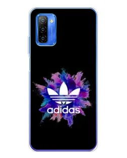 Чехол для Ulefone Note 12 с картинкой «Взрыв красок Adidas»