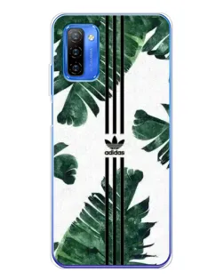 Чехол для Ulefone Note 12 с картинкой «Пальмовые листья адидас»