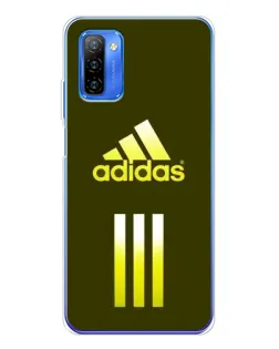 Чехол для Ulefone Note 12 с картинкой «Оливковый градиент Adidas»