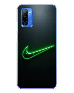 Чехол для Ulefone Note 12 с картинкой «Неоновый контур Nike» Чехол для Ulefone Note 12 с картинкой «Неоновый контур Nike»