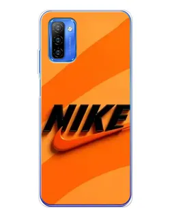 Чехол для Ulefone Note 12 с картинкой «Оранжевый драйв Nike»