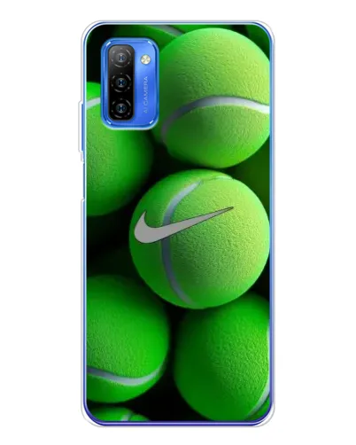 Чехол для Ulefone Note 12 с картинкой «Теннисные мячи Найк» Чехол для Ulefone Note 12 с картинкой «Теннисные мячи Найк»