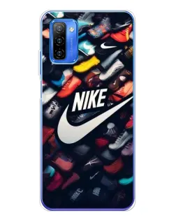 Чехол для Ulefone Note 12 с картинкой «Коллекция кроссовок Nike»
