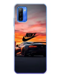 Чехол для Ulefone Note 12 с картинкой «Nike и суперкар»