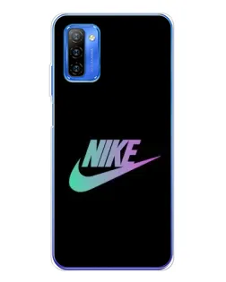 Чехол для Ulefone Note 12 с картинкой «Nike — городская ночь»