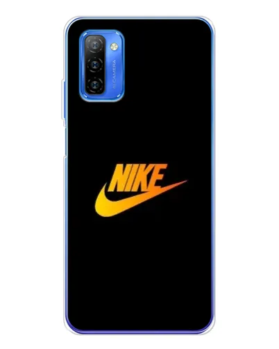 Чехол для Ulefone Note 12 с картинкой «Золотой логотип Nike»