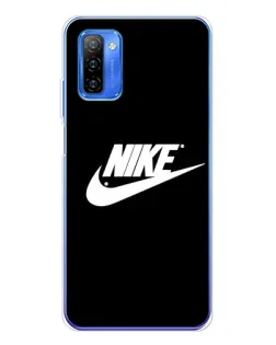Чехол для Ulefone Note 12 с картинкой «Мазки краски Nike»