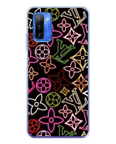 Чехол для Ulefone Note 12 с картинкой «Неоновый микс Nike» Чехол для Ulefone Note 12 с картинкой «Неоновый микс Nike»