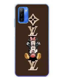 Чехол для Ulefone Note 12 с картинкой «LV и Микки Маус»