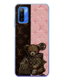 Чехол для Ulefone Note 12 с картинкой «Мишка в стиле LV»