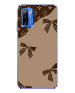 Чехол для Ulefone Note 12 с картинкой «LV — кофейный атлас»