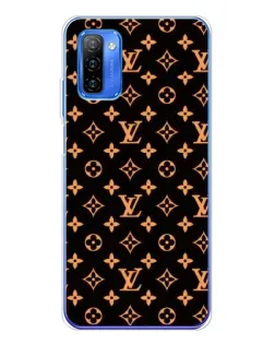 Чехол для Ulefone Note 12 с картинкой «Золотая монограмма LV»