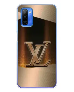 Чехол для Ulefone Note 12 с картинкой «LV — золотое сияние»