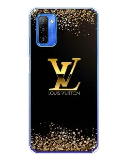 Чехол для Ulefone Note 12 с картинкой «LV — золотые искры»