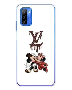 Чехол для Ulefone Note 12 с картинкой «LV и Микки Маус»