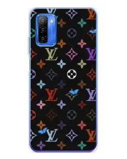 Чехол для Ulefone Note 12 с картинкой «Цветная монограмма LV»