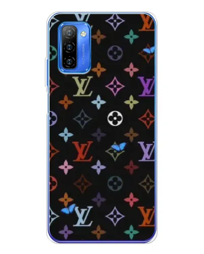 Чехол для Ulefone Note 12 с картинкой «Цветная монограмма LV» Чехол для Ulefone Note 12 с картинкой «Цветная монограмма LV»