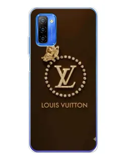 Чехол для Ulefone Note 12 с картинкой «LV — золотая печать»