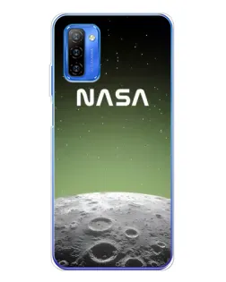 Чехол для Ulefone Note 12 с картинкой «NASA — лунный градиент»
