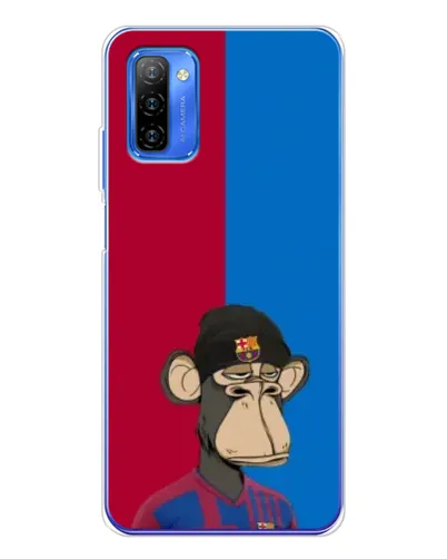 Чехол для Ulefone Note 12 с картинкой «Bored Ape — фанат Барсы» Чехол для Ulefone Note 12 с картинкой «Bored Ape — фанат Барсы»