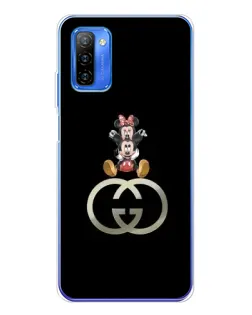 Чехол для Ulefone Note 12 с картинкой «Минни Маус на лого»