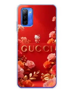 Чехол для Ulefone Note 12 с картинкой «Gucci — золотой сад»