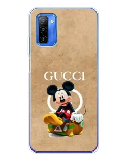 Чехол для Ulefone Note 12 с картинкой «Микки Маус Gucci — крафт»