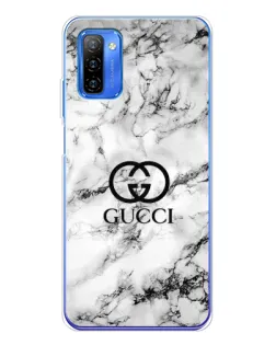 Чехол для Ulefone Note 12 с картинкой «Gucci — мраморный шик»
