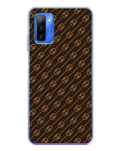 Чехол для Ulefone Note 12 с картинкой «Gucci — золотые диагонали» Чехол для Ulefone Note 12 с картинкой «Gucci — золотые диагонали»