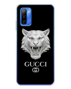 Чехол для Ulefone Note 12 с картинкой «Gucci — серебряный лев» Чехол для Ulefone Note 12 с картинкой «Gucci — серебряный лев»