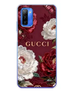 Чехол для Ulefone Note 12 с картинкой «Gucci — бордовые розы» Чехол для Ulefone Note 12 с картинкой «Gucci — бордовые розы»