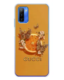 Чехол для Ulefone Note 12 с картинкой «Gucci — золотые бабочки» Чехол для Ulefone Note 12 с картинкой «Gucci — золотые бабочки»