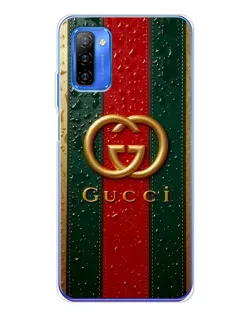Чехол для Ulefone Note 12 с картинкой «Gucci — фирменная полоса и золото» Чехол для Ulefone Note 12 с картинкой «Gucci — фирменная полоса и золото»