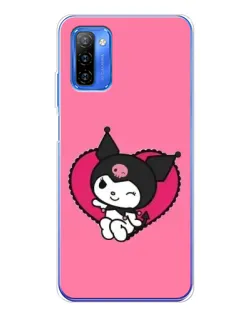 Чохол для Ulefone Note 12 з картинкою «Kuromi — любов у серці» Чохол для Ulefone Note 12 з картинкою «Kuromi — любов у серці»