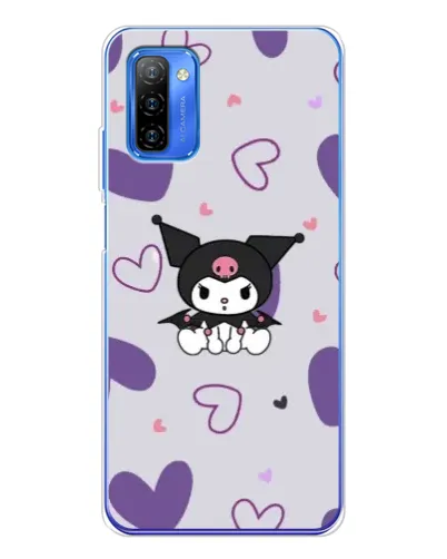 Чехол для Ulefone Note 12 с картинкой «Kuromi и лавандовые сердца» Чехол для Ulefone Note 12 с картинкой «Kuromi и лавандовые сердца»