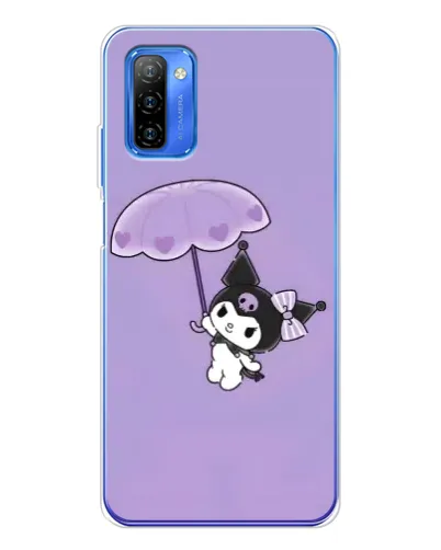 Чехол для Ulefone Note 12 с картинкой «Kuromi с зонтиком» Чехол для Ulefone Note 12 с картинкой «Kuromi с зонтиком»