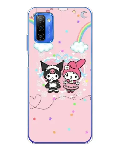 Чехол для Ulefone Note 12 с картинкой «My Melody и Kuromi» Чехол для Ulefone Note 12 с картинкой «My Melody и Kuromi»