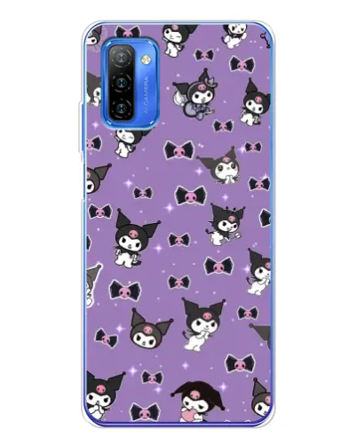 Чехол для Ulefone Note 12 с картинкой «Kuromi — паттерн» Чехол для Ulefone Note 12 с картинкой «Kuromi — паттерн»