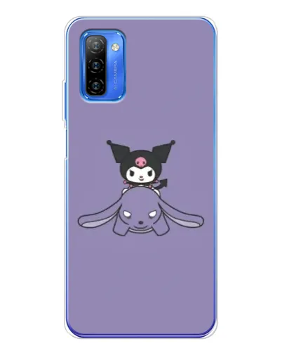 Чехол для Ulefone Note 12 с картинкой «Kuromi на лиловом фоне» Чехол для Ulefone Note 12 с картинкой «Kuromi на лиловом фоне»