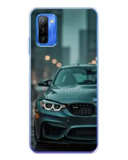 Чехол для Ulefone Note 12 с картинкой «BMW в огнях города»