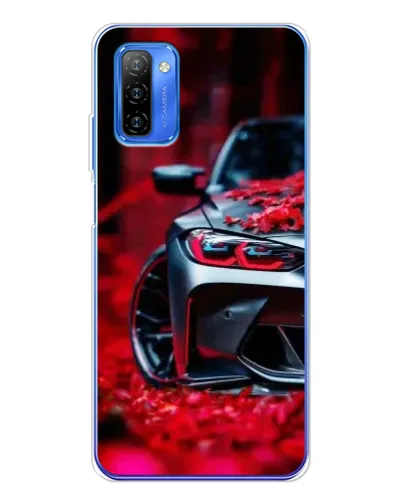 Чехол для Ulefone Note 12 с картинкой «Спортивная BMW и цветы» Чехол для Ulefone Note 12 с картинкой «Спортивная BMW и цветы»