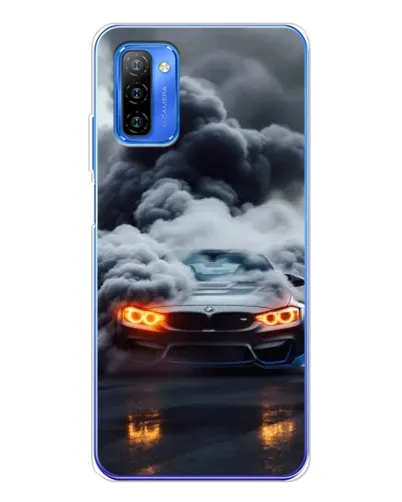 Чехол для Ulefone Note 12 с картинкой «BMW в дыму» Чехол для Ulefone Note 12 с картинкой «BMW в дыму»