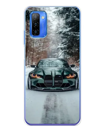 Чехол для Ulefone Note 12 с картинкой «BMW в зимнем лесу» Чехол для Ulefone Note 12 с картинкой «BMW в зимнем лесу»