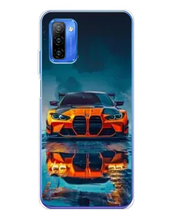 Чехол для Ulefone Note 12 с картинкой «BMW — золотая эмблема»